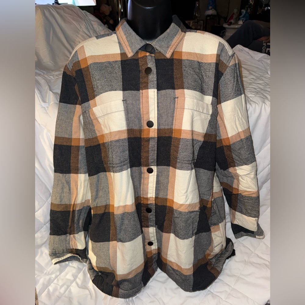Wind River Flannel Fleece Lined Shacket
